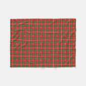 Kariert Red Green Fleecedecke (Vorderseite (Horizontal))