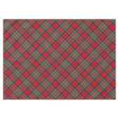 Kariert Red Green Rustic Clan Stewart Tartan Tischdecke (Vorderseite (Horizontal))