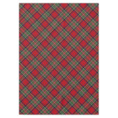 Kariert Red Green Rustic Clan Stewart Tartan Tischdecke (Vorderseite)