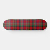 Kariert Red Green Rustic Classic Stewart Tartan Skateboard (Horizontal)