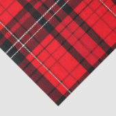 Kariert Red Traditional Tartan Popular Collection Seidenpapier (Ausschnitt)
