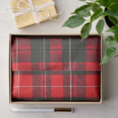 Kariert Red Traditional Tartan Trendy Collection Seidenpapier (Geschenk)