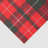 Kariert Red Traditional Tartan Trendy Collection Seidenpapier (Ausschnitt)