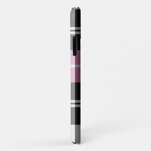 Kariert rosa Case-Mate iPhone hülle (Hinten/Rechts)