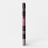 Kariert rosa Case-Mate iPhone hülle (Hinten/Links)