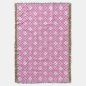 Kariert rosa decke (Vorderseite Vertikal)