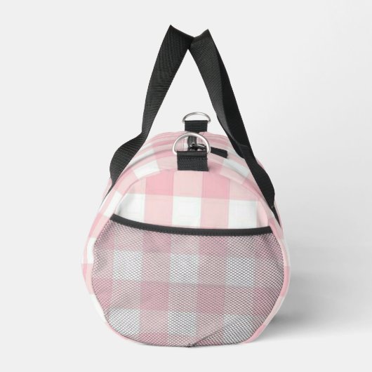 Kariert rosa duffle bag (Rechts)