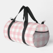Kariert rosa duffle bag (Rechte Ecke)
