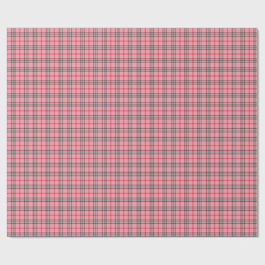 Kariert rosa geschenkpapier (Flach)