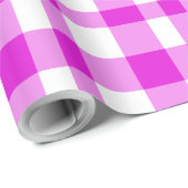 Kariert rosa geschenkpapier (Rolleneckpunkt)