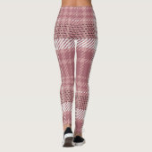 Kariert rosa leggings (Rückseite)