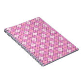 Kariert rosa notizblock (Rechte Seite)