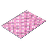 Kariert rosa notizblock (Linke Seite)