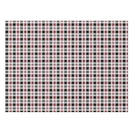 Kariert , rosa , schwarz , weiß tischdecke (Vorderseite (Horizontal))