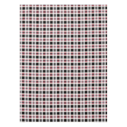 Kariert , rosa , schwarz , weiß tischdecke (Vorderseite)