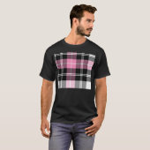 Kariert rosa T-Shirt (Vorne ganz)