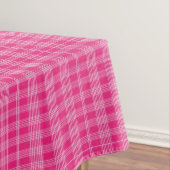 Kariert rosa Tablette Tischdecke (Beispiel)