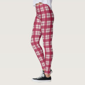 Kariert rot leggings (Links)