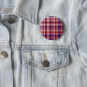 Kariert, rot, weiß, blau. 01-SCHALTFLÄCHE Button (Beispiel)