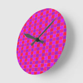 kariert runde wanduhr (Winkel)