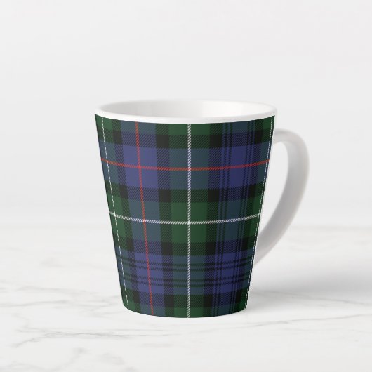 Kariert Rustic MacKenzie Green Black Tartan Milchtasse (Rechte Ecke)