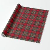 Kariert Rustic Stewart Tartan Geschenkpapier (Ungerollt)