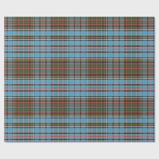 Kariert Rustikaler Anderson Checkered Holidays Tar Geschenkpapier (Flach)