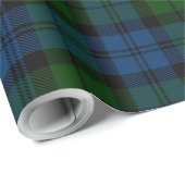 Kariert Rustikaler Campbell Military Tartan Geschenkpapier (Rolleneckpunkt)