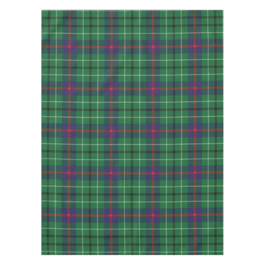 Kariert Rustikaler Clan Duncan Tartan Tischdecke (Vorderseite)