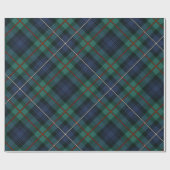 Kariert Rustikaler Clan Robertson Karo Tartan Geschenkpapier (Flach)