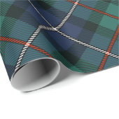 Kariert Rustikaler Clan Robertson Karo Tartan Geschenkpapier (Rolleneckpunkt)