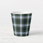 Kariert Rustikales Tartan Clan Gordon Elegant Milchtasse (Vorderseite)