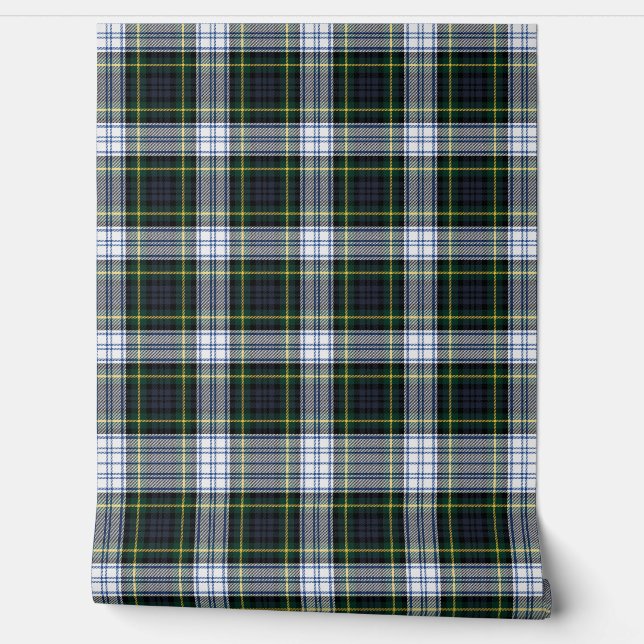 Kariert Rustikales Tartan Muster Clan Gordon Tapete (Abrollen)