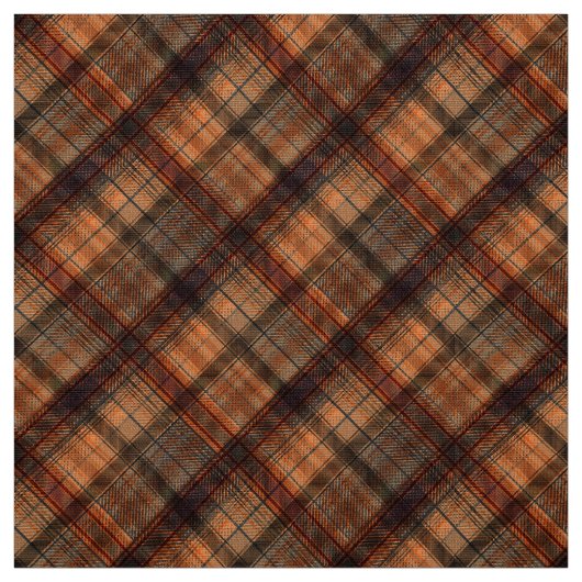 Kariert schottischer Tartan-Orange-Klassiker Stoff (Muster)