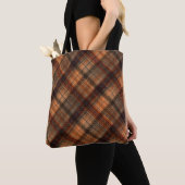 Kariert schottischer Tartan-Orange-Klassiker Tasche (Von Nahem)