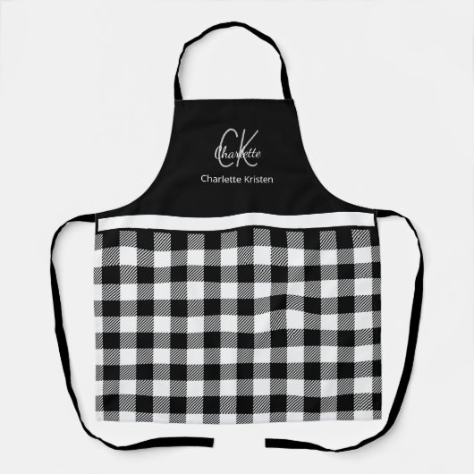 Kariert Schürze (Vorderseite)
