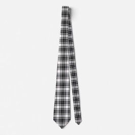 Kariert - Schwarz-weiß - Emo - Neck Tie Krawatte