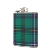 Kariert Scottish Clan Henderson Green Black Karo Flachmann (Links)