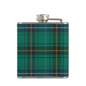 Kariert Scottish Clan Henderson Green Black Karo Flachmann (Rückseite)