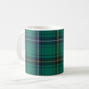 Kariert Scottish Clan Henderson Green Black Karo Kaffeetasse