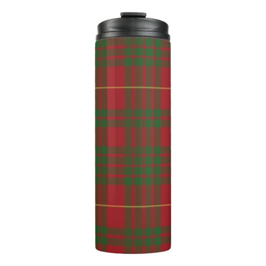 Kariert Scottish Clan MacTavish Red Green Karo Thermosbecher (Vorderseite)