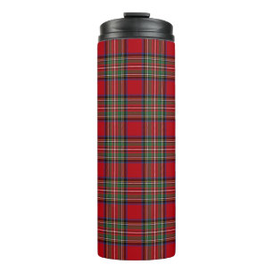 Kariert Scottish Clan Stewart Red Green Blue Karo Thermosbecher