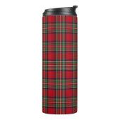 Kariert Scottish Clan Stewart Red Green Blue Karo Thermosbecher (Nach links gedreht)