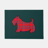 Kariert Scottish Terrier Doormat Fußmatte (Vorderseite)