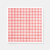 Kariert Serviette (Vorderseite)