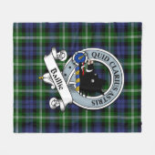 Kariert Sherpa Blanket Baillie Classic Clan Scotti Fleecedecke (Vorderseite (Horizontal))