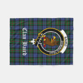 Kariert Sherpa Blanket Baird Clan Scottish Fleecedecke (Vorderseite (Horizontal))
