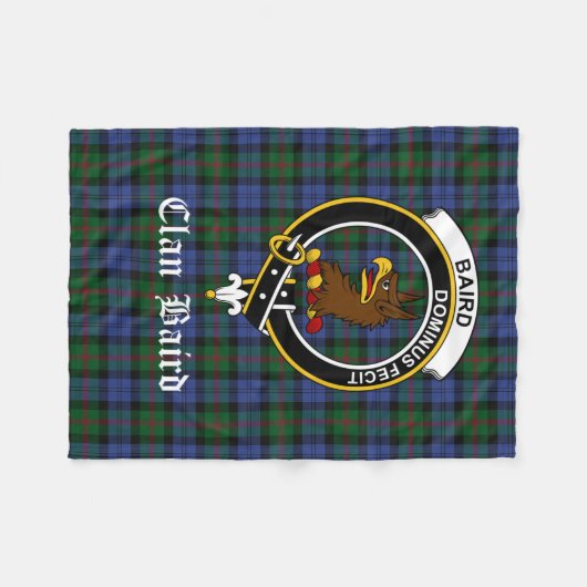 Kariert Sherpa Blanket Baird Clan Scottish Fleecedecke (Vorderseite (Horizontal))