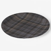 Kariert (Soe) Pappteller (Schrägansicht)