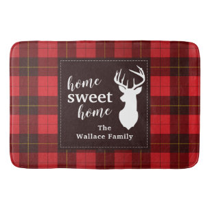 Kariert Sweet Zuhause Wallace Tartan Personalisier Badematte
